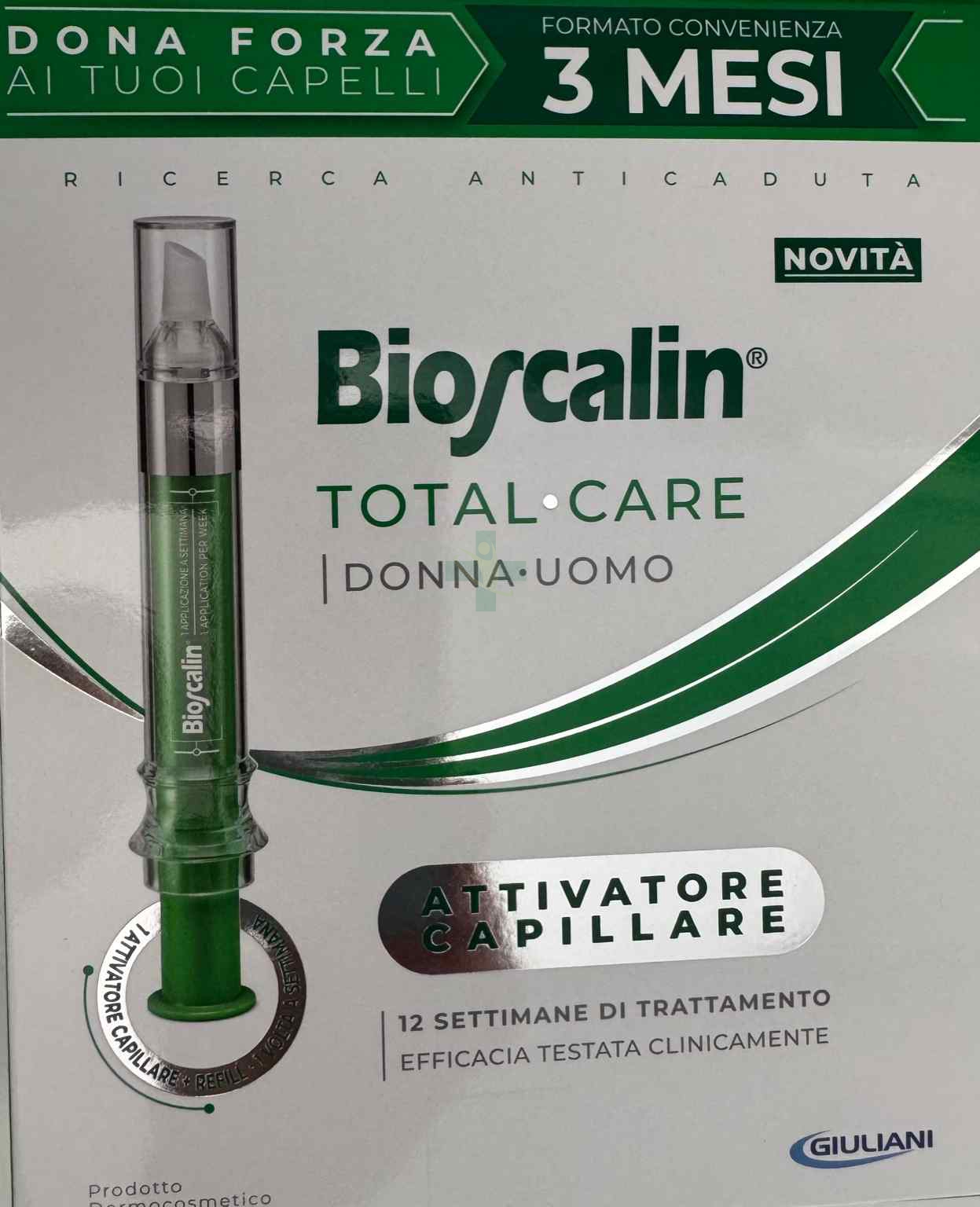 Giuliani BIOSCALIN TOTAL CARE ATTIVATORE CAPILLARE 10 ML + 1 REFILL 3 MESI TRAT