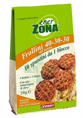 EnerZona Linea Alimentazione Dieta a ZONA Frollini Avena 40-30-30