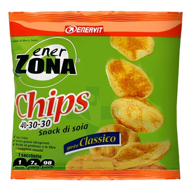 EnerZona Linea Alimentazione Dieta a ZONA Chips 40-30-30 Gusto Classico