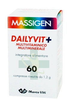 Massigen Linea Benessere ed Equilibrio Dailyvit+ Integratore 60 Compresse