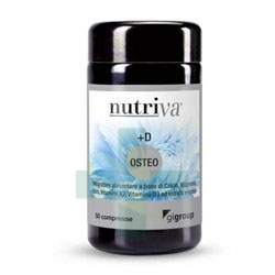Nutriva Linea Benessere Osseo +D Osteo Integratore 50 Compresse