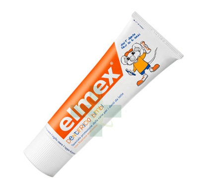 elmex Linea Igiene Dentale Quotidiana Dentifricio Bimbi Protezione 0-6 Anni 50ml