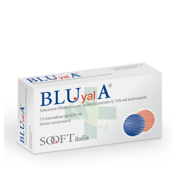 Sooft Italia Linea Salute degli Occhi Bluyal A Lacrime Collirio 15 Flaconcini