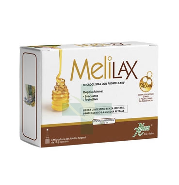 Aboca Integratori Linea Benessere Intestinale Melilax Adulti 6 Microclismi