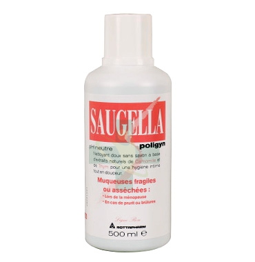 Saugella Linea Poligyn Rosa Dermoliquido Detergente Intimo Delicato 500 ml