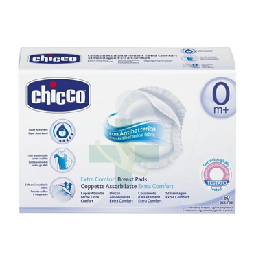 Chicco Linea Mamma Allattamento e Gravidanza 60 Coppette Assorbilatte