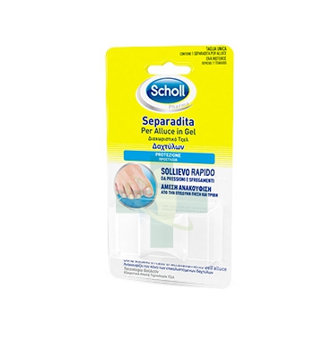 Scholl Linea Calli e Durezze Trattamento Dolore 1 Separadita Alluce in Gel