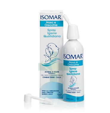 Isomar Linea Pulizia e Salute del Naso Acqua di Mare Igiene Quotidiana 100 ml