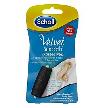 Scholl Linea Pedicure Professionale Velvet Soft Roll Confezione da 2 Ricambi
