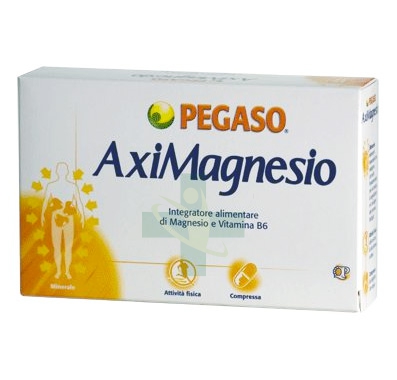 Pegaso Linea Vitamine Minerali AxiMagnesio Integratore Alimentare 40 Compresse
