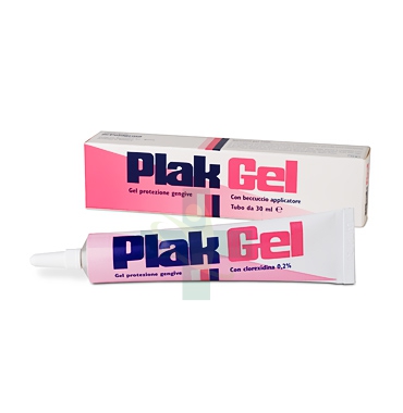 Polifarma Linea Igiene Dentale Plak Gel 0,20 con Beccuccio Applicatore 30 ml