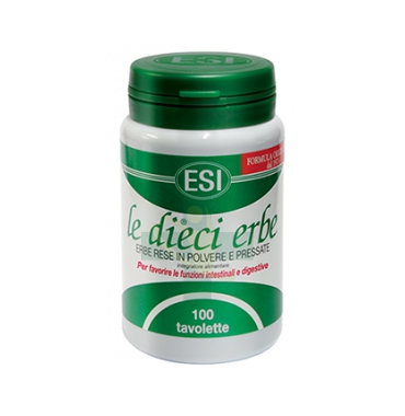 Esi Linea Benessere Intestinale Le Dieci Erbe Polvere Pressata in 100 Tavolette