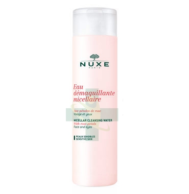 Nuxe Linea Detersione Acqua Micellare Viso Petali di Rosa Pelli Sensibili 200 ml
