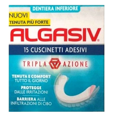 Combe Linea Protesi Dentali Algasiv 15 Cuscinetti Adesivi Protesi Inferiore