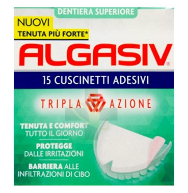 Combe Linea Protesi Dentali Algasiv 15 Cuscinetti Adesivi Protesi Superiore