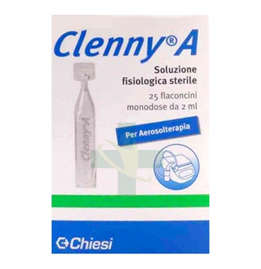 Chiesi Linea Pulizia del Naso Clenny A Soluzione Fisiologica 25 Flaconcini 2 ml