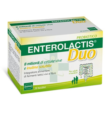 Sofar Linea Intestino Sano Enterolactis Duo Integratore Fermenti Lattici 20Buste