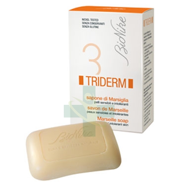 BioNike Triderm Linea Detergenza Quotidiana Sapone Solido di Marsiglia 100 g