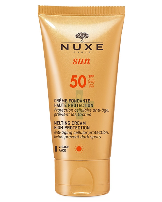 Nuxe Sun Linea Solare SPF50 Creme Fondante Visage Protezione Molto Alta 50ml