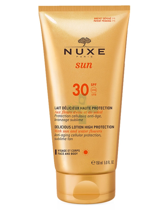 Nuxe Sun Linea Solare SPF30 Lait Delicieux Visage Alta Protezione Viso e Corpo