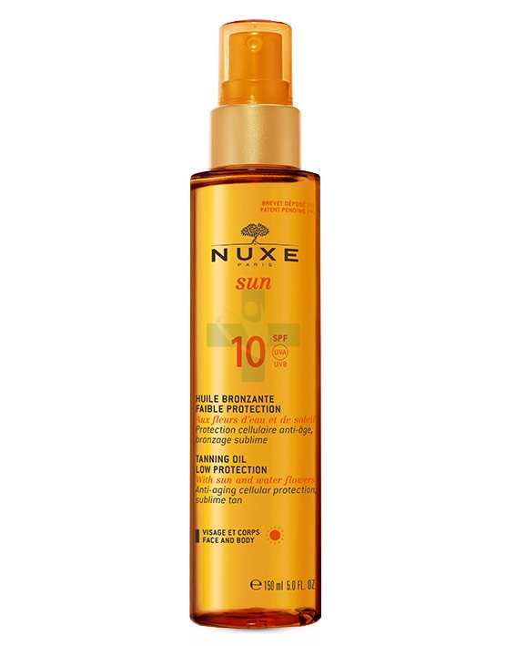 Nuxe Sun Linea Solare SPF10 Huile Bronzante Olio Abbronzante Corpo 150 ml