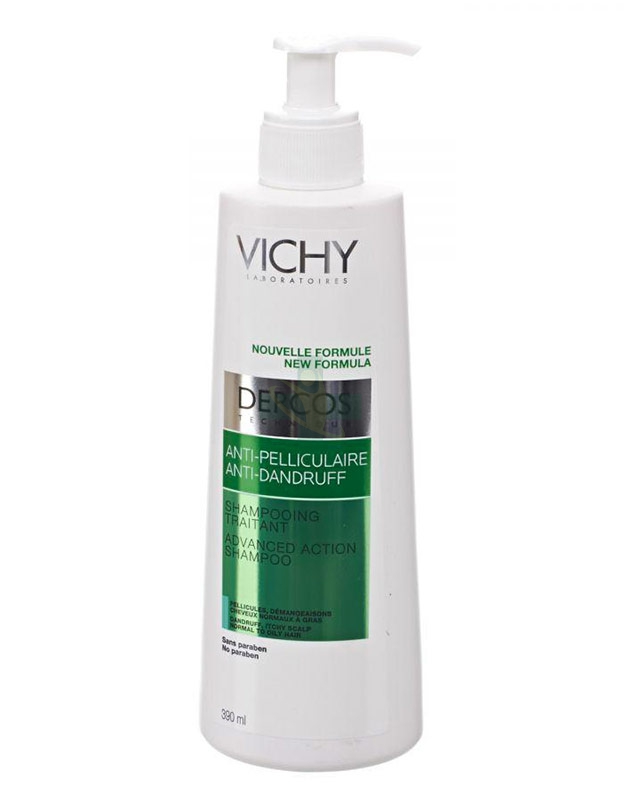 Dercos Linea Equilibrante Shampoo Anti-Forfora Trattante Capelli Grassi 390 ml