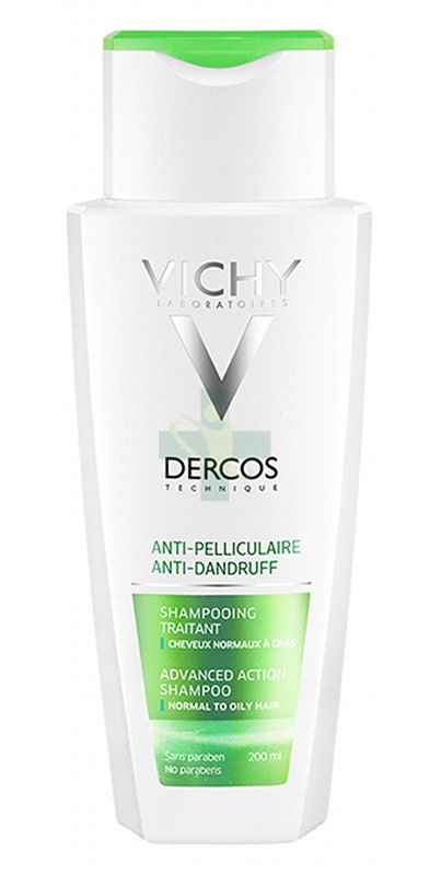 Dercos Linea Equilibrante Shampoo Anti-Forfora Trattante Capelli Grassi 200 ml