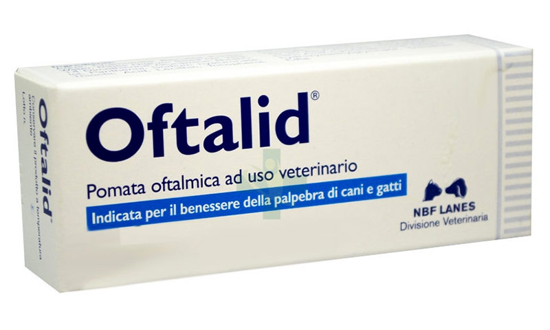 N.B.F. Lanes Linea Animali Domestici Oftalid Pomata Palpebre Cani e Gatti 20 ml