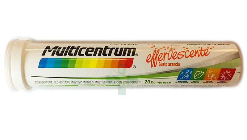 Multicentrum Linea Vitamine Minerali Integratore 20 Compresse Effervescenti