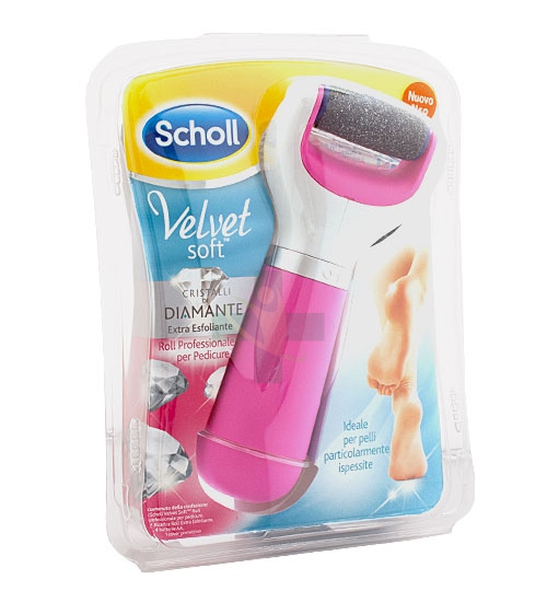 Scholl Linea Pedicure Professionale Velvet Soft Roll Levigante Ammorbidente Rosa