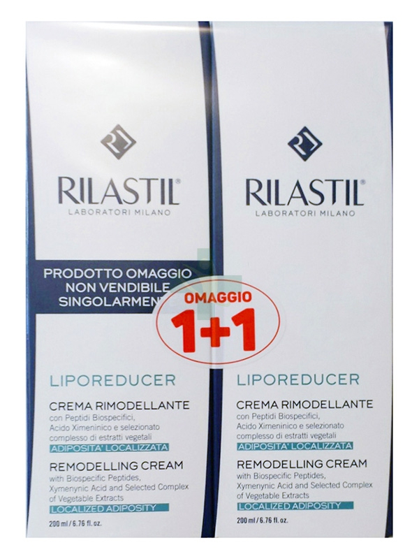 Rilastil Linea Inestetismi Cellulite Liporeducer Crema Pochette 2 Tubi da 200 ml