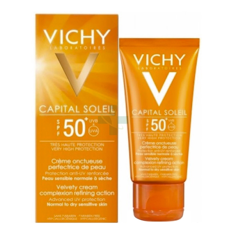 Vichy Linea Ideal Soleil SPF50+ Crema Vellutata Perfezionatrice di Pelle 50 ml