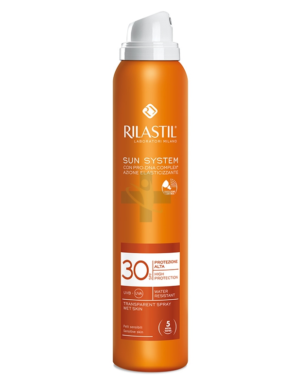 Rilastil Linea Sun System PPT SPF30 Spray Trasparente Elasticizzante 200 ml