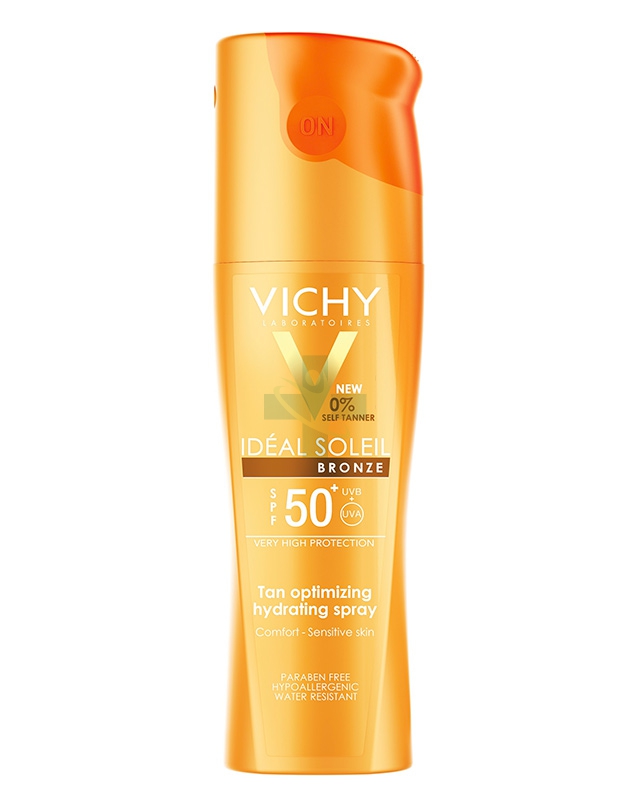 Vichy Linea Ideal Soleil SPF50+ Spray Bronze Idratante Abbronzatura Rapida 200ml