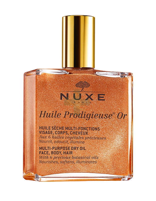 Nuxe Linea Huile Prodigieuse OR Olio Secco Illuminante Viso Corpo Capelli 100 ml