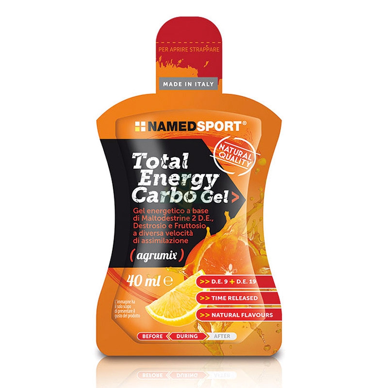 Named Sport Linea Sportivi Total Energy Carbo Gel Integratore Alimentare 40 ml