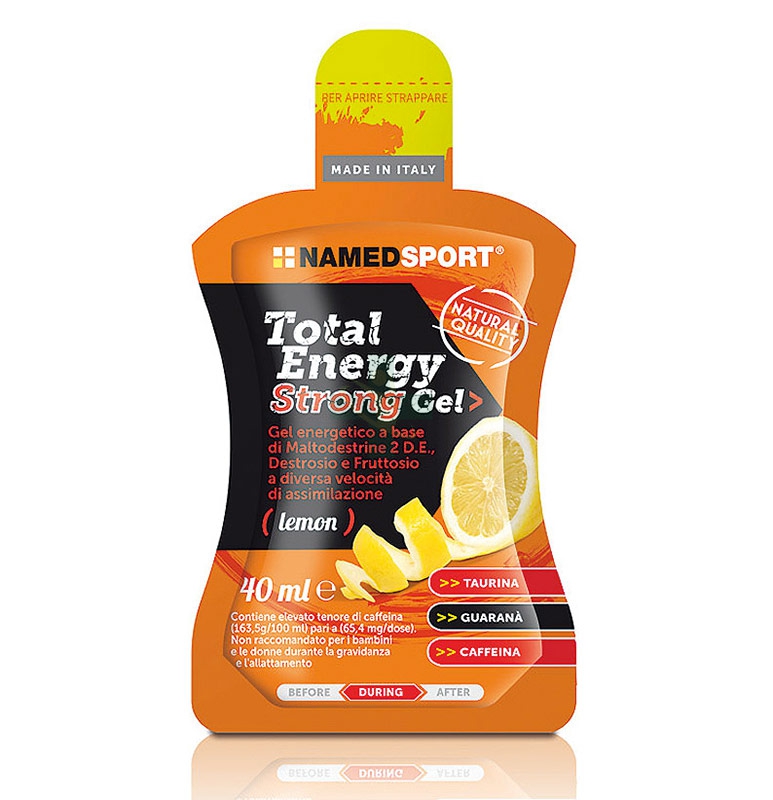 Named Sport Linea Sportivi Total Energy Strong Gel Integratore Alimentare 40 ml