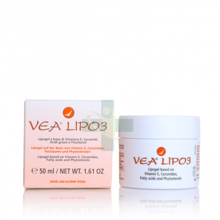 VEA Linea Pelli Sensibili Lipo3 Vitamina E Lipogel Idratante Rigenerante 50 ml
