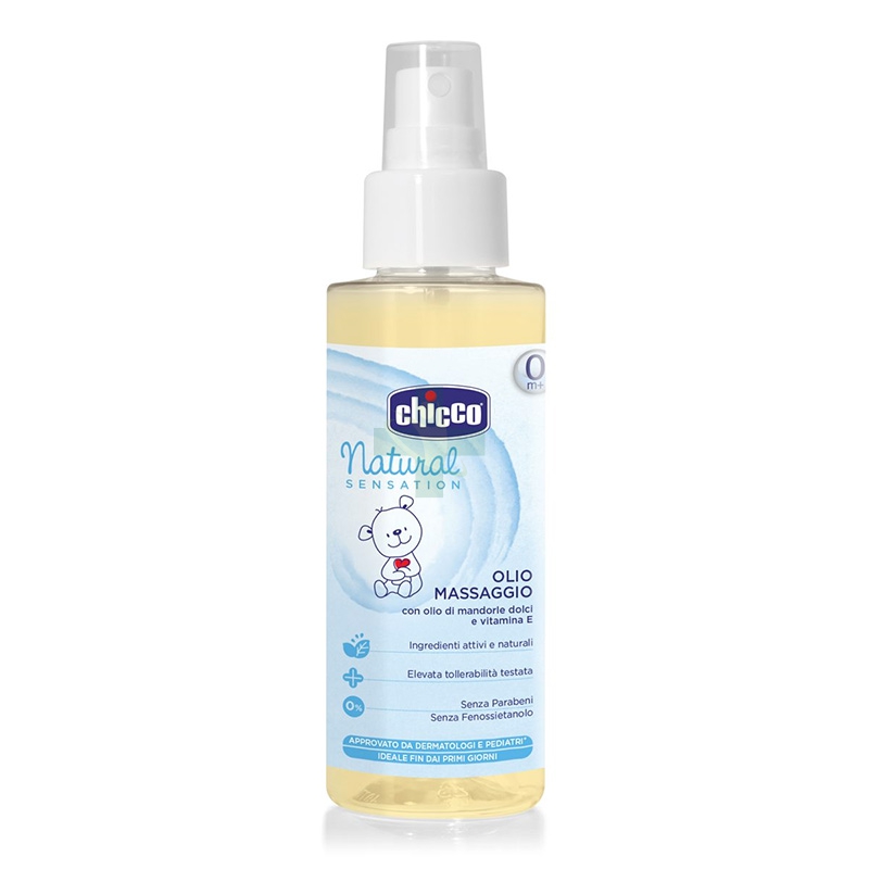 Chicco Linea Cura Bambini Natural Sensation Olio per Massaggi Delicato 100 ml