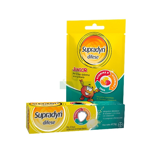 Supradyn Linea Vitamine e Minerali Difese Integratore 15 Compresse Effervescenti