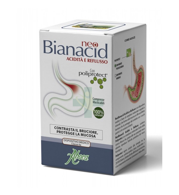 Aboca Linea Dispositivi Medici neo Bianacid Integratore Alimentare 14 Compresse