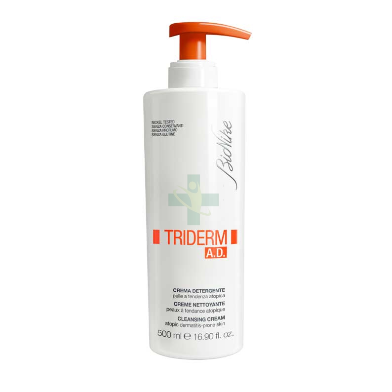 BioNike Linea Triderm Pelli Sensibili AD Crema Detergente Delicata Corpo 500 ml