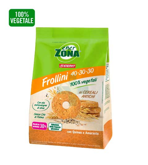 EnerZona Linea Alimentazione Dieta a ZONA Frollini 40-30-30 Cereali Antichi