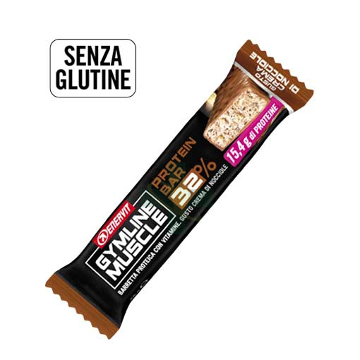 Enervit Sport Linea Gymline Muscle Protein Bar Barretta Nocciola