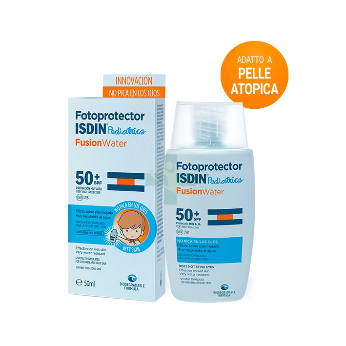ISDIN Linea Solare SPF50+ Fotoprotector Pediatrics Fusion Water Bambini 50 ml