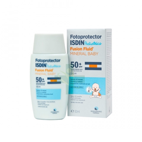 ISDIN Linea Solare SPF50+ Fotoprotector Pediatrics Fusion Mineral Baby 50 ml
