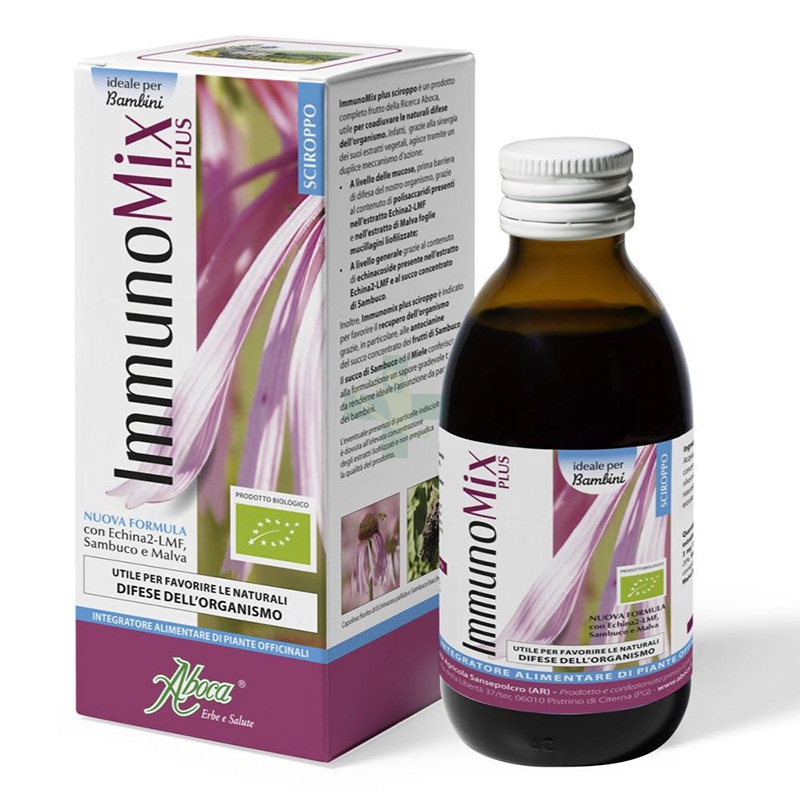 Aboca Integratori Linea Difese Immunitarie ImmunoMix Plus Sciroppo Bambini