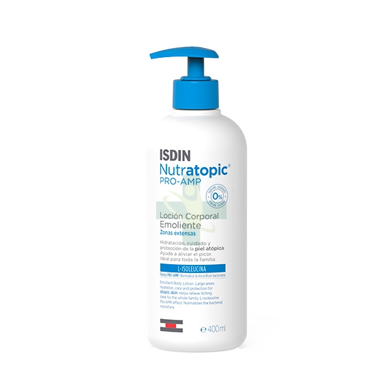 ISDIN Linea Nutratopic Pro-AMP Lozione Emolliente Lenitiva Corpo 400 ml
