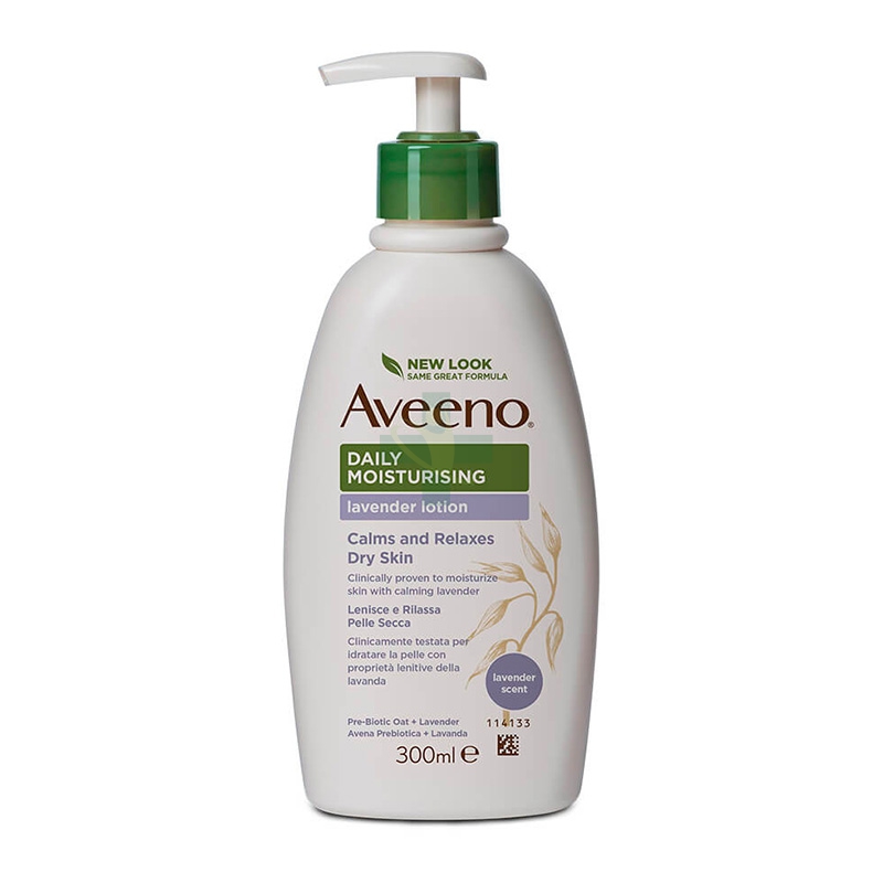 Aveeno Linea Corpo Daily Moisturising Crema Idratante Corpo Aroma Lavanda 300 ml